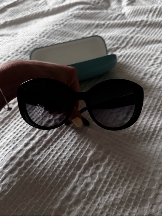 Kate Spade Black Women\'s Oversized Cat-Eye Sunglasses main image 5